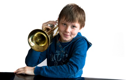 Jongen met trompet