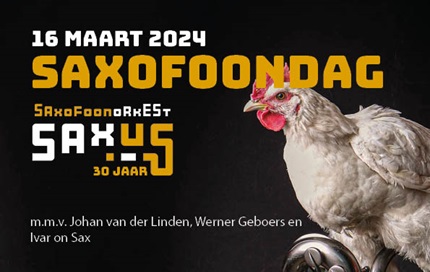 Saxofoondag 16 maart 2024