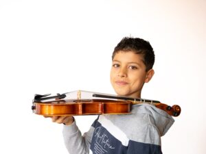 foto jongen met viool